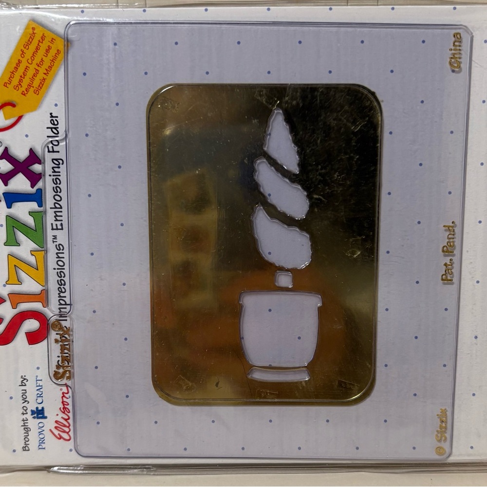 Sizzix Potted Tree Embossing Folder